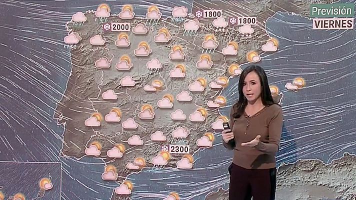 El tiempo - Fuerte viento y lluvia en la mitad norte peninsular con temperaturas en ascenso