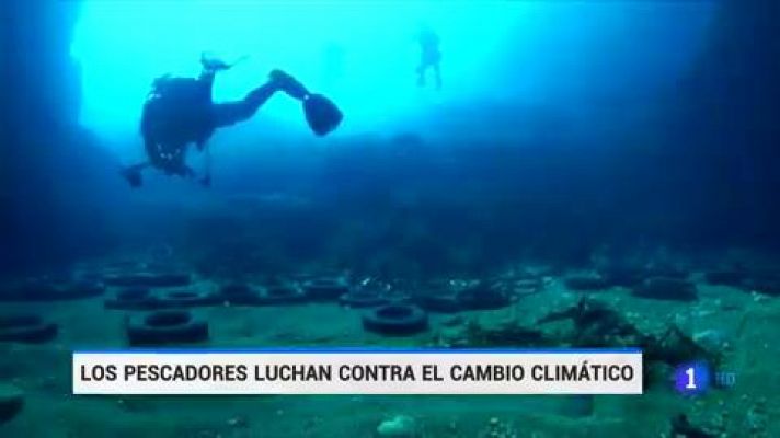 Telediario 1 - #EstamosATiempo: Los pescadores luchan contra el cambio climático