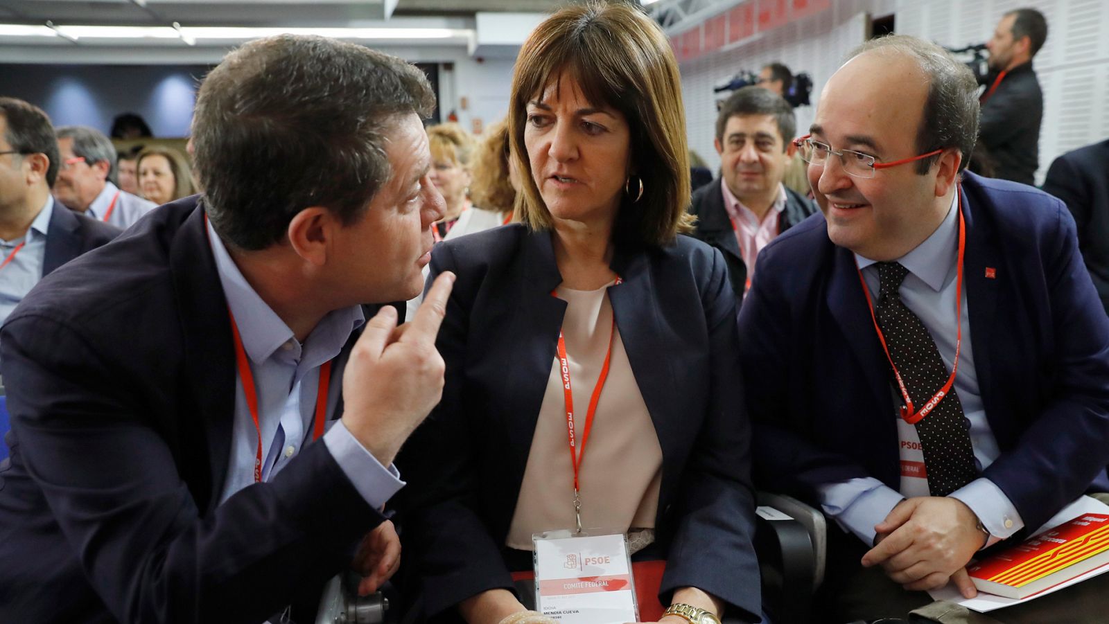  Iceta, Page y Lambán airean la tensión en el PSOE por la negociación con ERC