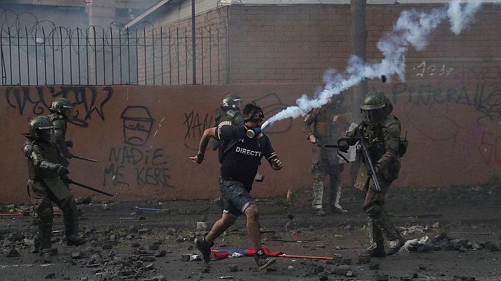 En Chile continúan las protestas en la calle dos meses después