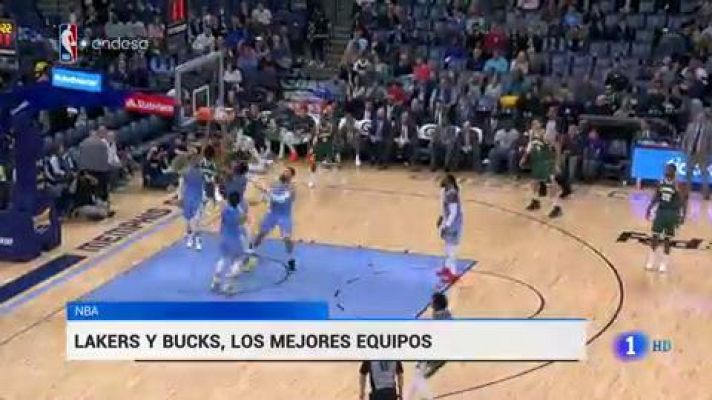 Bucks y Lakers no se cansan de ganar; Harden, de superar los 50 puntos