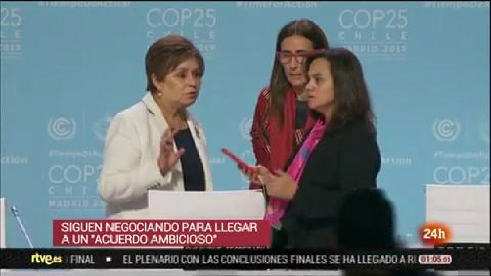 Informativo 24h: Siguen las negociaciones en la COP25 para lograr un "acuerdo ambicioso" | RTVE Play