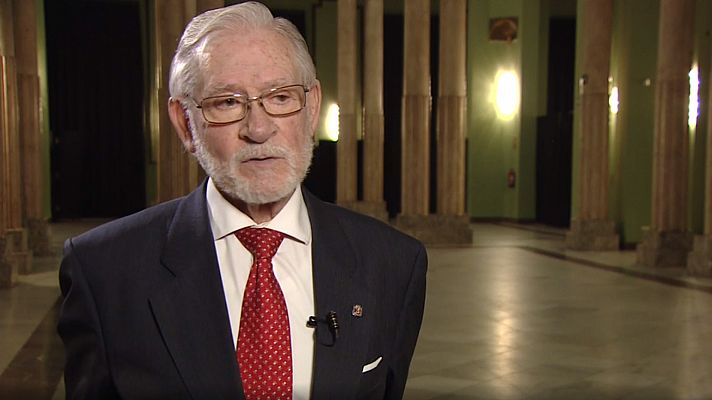 Telediario 1 - Fernando Vázquez, el "niño de San Ildefonso" que cantó el Gordo en 1954