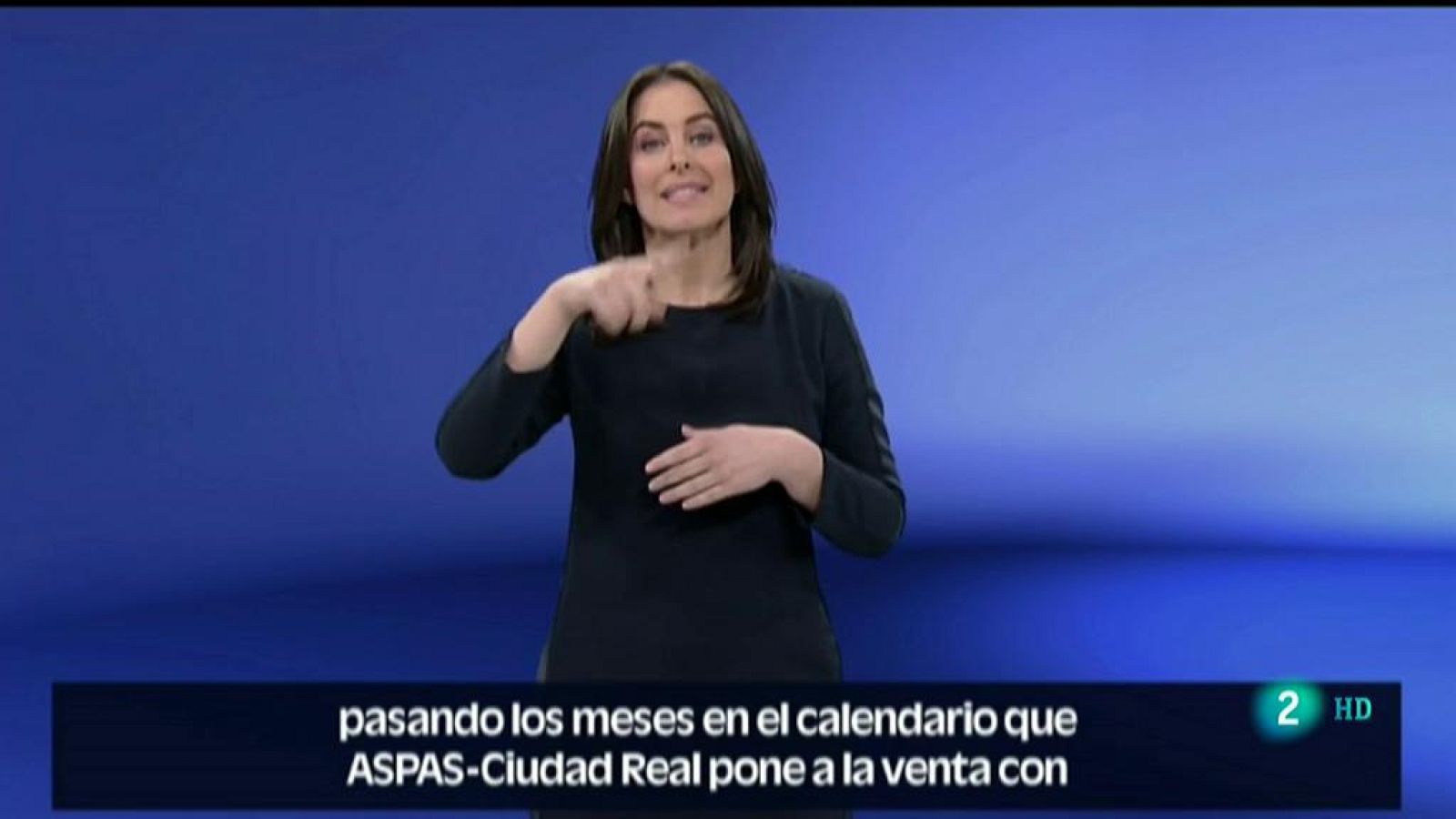 En Lengua de Signos - Calendario solidario de ASPAS-Ciudad Real