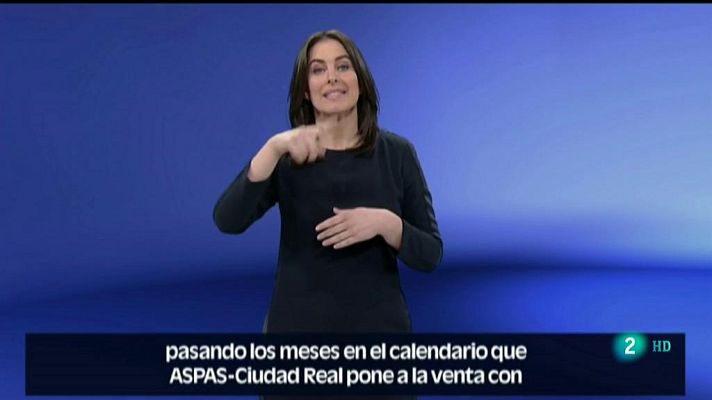 En lengua de signos - Calendario Solidario de ASPAS-Ciudad Real