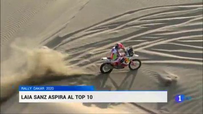 Telediario 1 - Laia Sanz aspira al top-ten en el Dakar