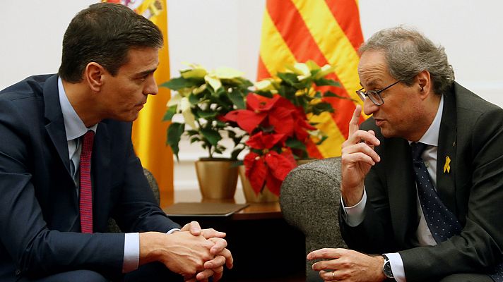 Informativo 24h - Sánchez inicia con Urkullu y Torra los contactos con los presidentes autonómicos para la investidura