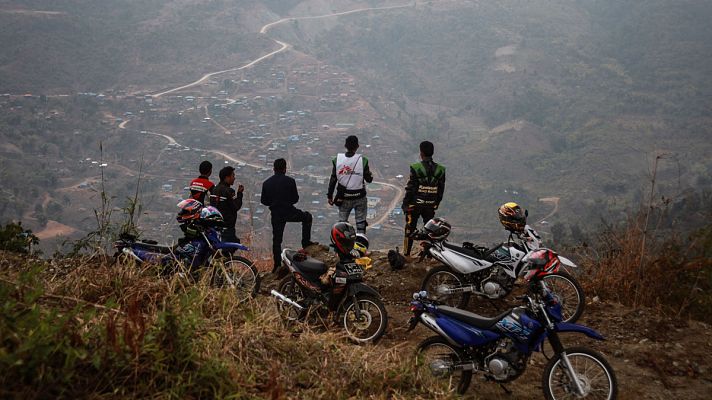 MSF atiende a cientos de personas en pueblos aislados en Myanmar