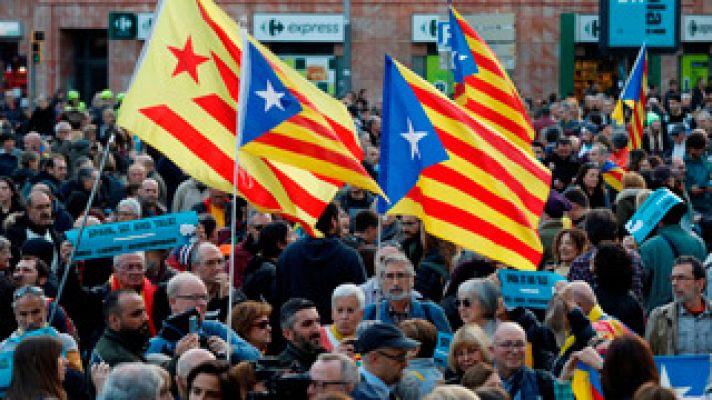 Telediario 1 - Gran dispositivo de seguridad para asegurar la celebración del Clásico