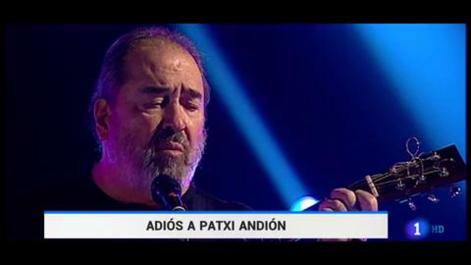 Telediario 1: Muere el cantante y actor Patxi Andión en un accidente de tráfico en Soria | RTVE Play