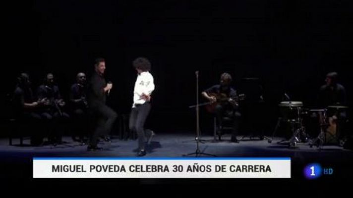 Telediario 1 - Miguel Poveda celebra sus tres décadas en la música