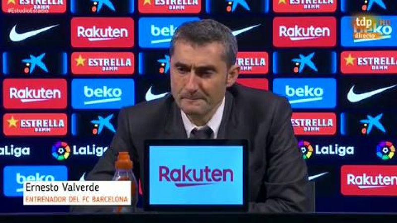 El entrenador del FC Barcelona, dijo, tras concluir el clásico en el Camp Nou (0-0), que fue comprensible que su conjunto "sufriese" porque el Real Madrid "tiene un gran equipo".