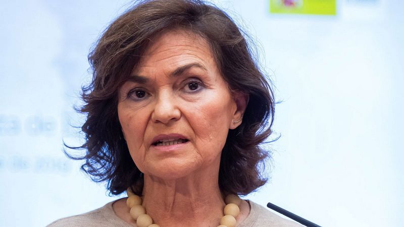 La vicepresidenta del Gobierno en funciones, Carmen Calvo ha separado la negociación de la investidura de la sentencia europea del Tribunal de Justicia de la Unión Europea: "No hay nada disonante para seguir trabajando", ha asegurado.¿Lo ha hecho des