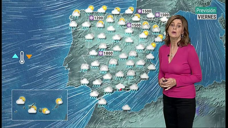 Continúa el viento fuerte y las precipitaciones en la Península y Baleares