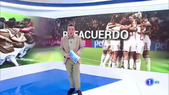 Telediario 1 - Firmado un preacuerdo para el primer convenio de la Primera División Femenina