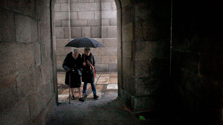 Lluvia fuerte en Galicia, Huesca, meseta sur y en las sierras Penibéticas