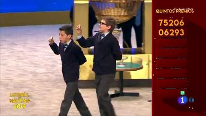 Lotería de Navidad - El 23.059, tercero de los quintos premios