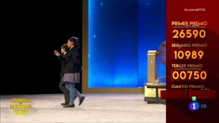 Lotería de Navidad - El 41.710, primero de los dos cuartos premios