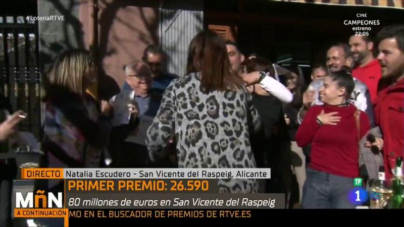 La Mañana - Así celebra esta reportera de La Mañana que le ha tocado la lotería