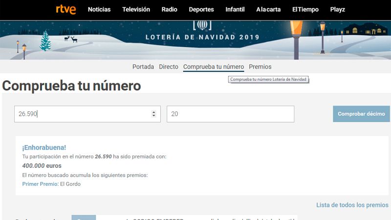 Ganadores del Gordo de la Lotería de Navidad de un centro aragonés de Reus lo celebran cantando una jota