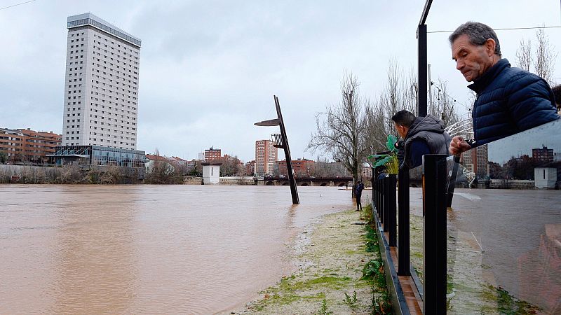 La huella del temporal 'Fabien': pendientes del caudal de los ríos y evaluando daños