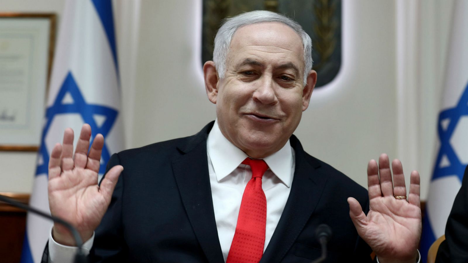 Benjamín Netanyahu, evacuado por un proyectil de Gaza