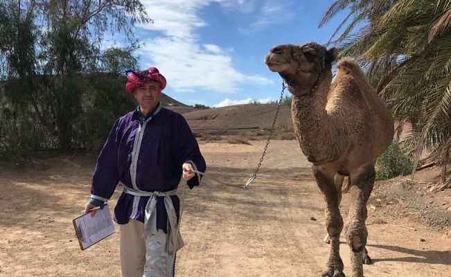 Arangüena pasa la ITV a los camellos de los Reyes Magos