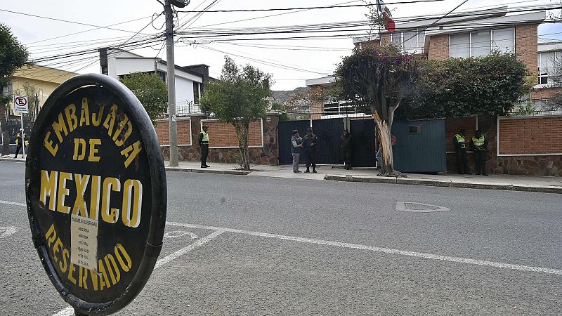 Bolivia acusa a España de "atropellos" a su soberanía por un incidente en la Embajada de México en La Paz - Ver ahora