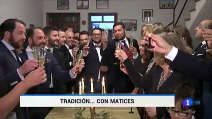 Telediario 1 - Nochevieja, una tradición que se repite pero con matices