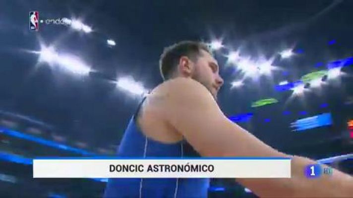 Telediario 1 - Doncic, a lo suyo: noveno triple-doble de la temporada
