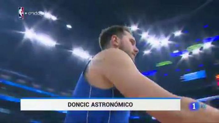 Doncic, a lo suyo: noveno triple-doble de la temporada