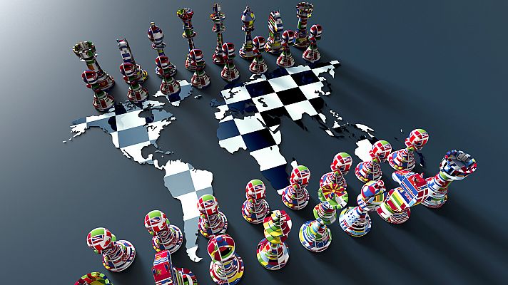 Telediario 1 - Estas serían las partidas de ajedrez del 2019 si el mapamundi fuera un tablero