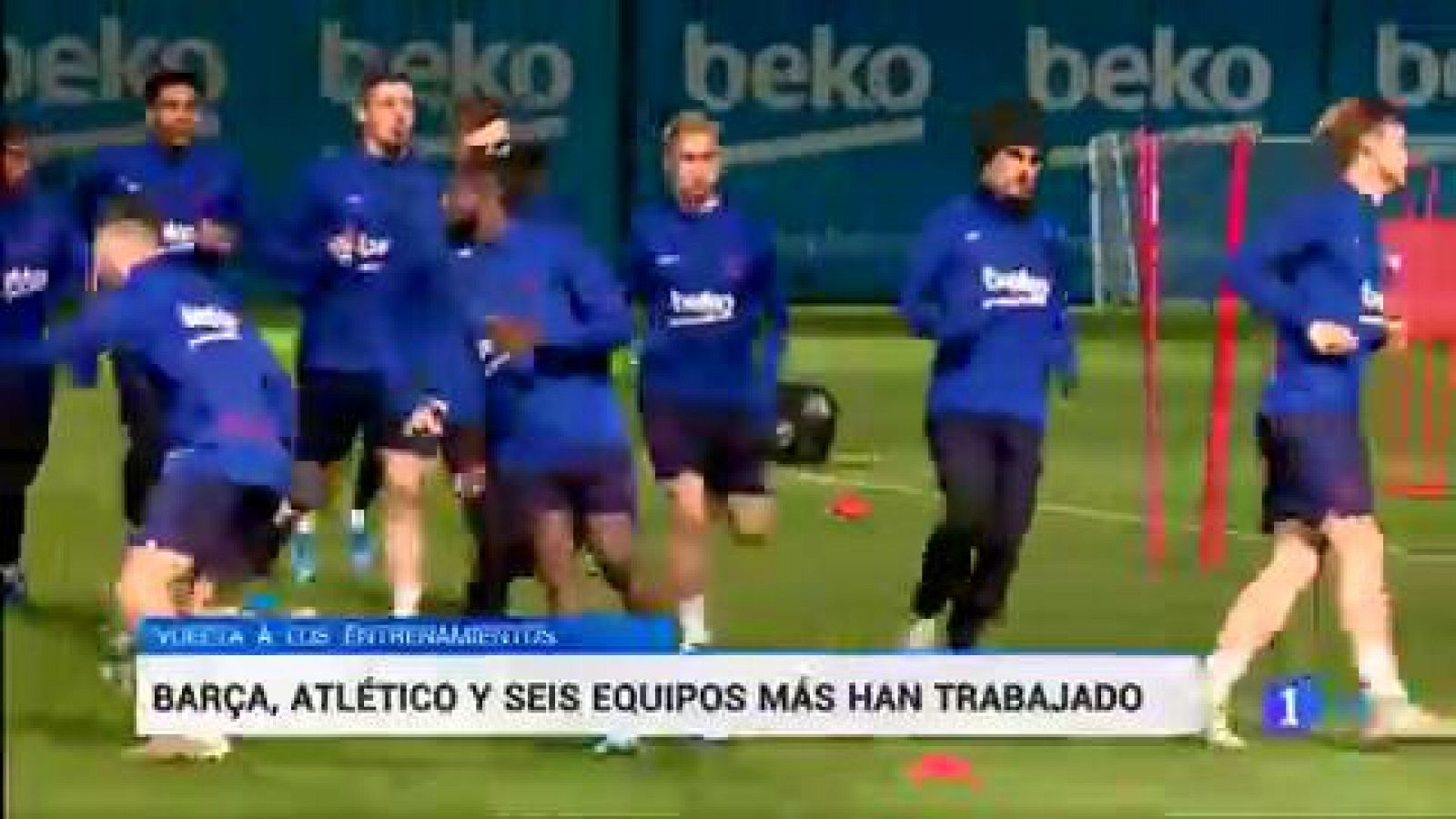 Barcelona, Atlético de Madrid y otros seis equipos de Primera han vuelto a los entrenamientos postvacacionales este fin de semana.