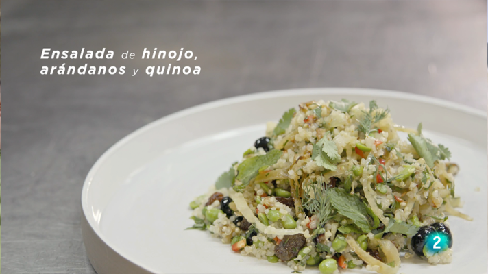 La ciencia de la salud - Receta de ensalada de hinojo, arándanos y quinoa