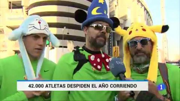 Telediario 1 - Correr una San Silvestre, la mejor forma de despedir el año