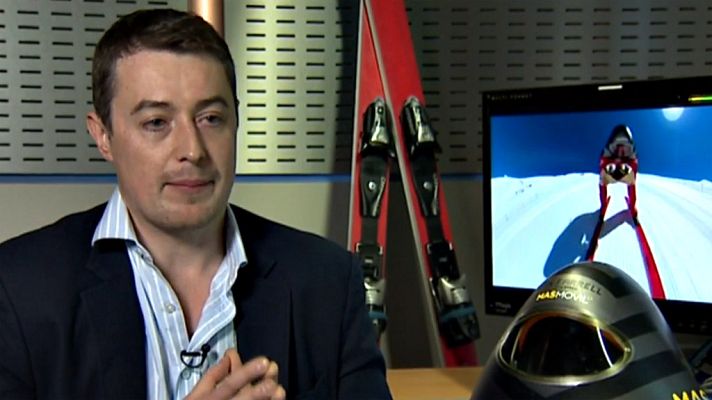 Telediario 1 - Jan Farrell busca a los futuros hombres bala sobre la nieve