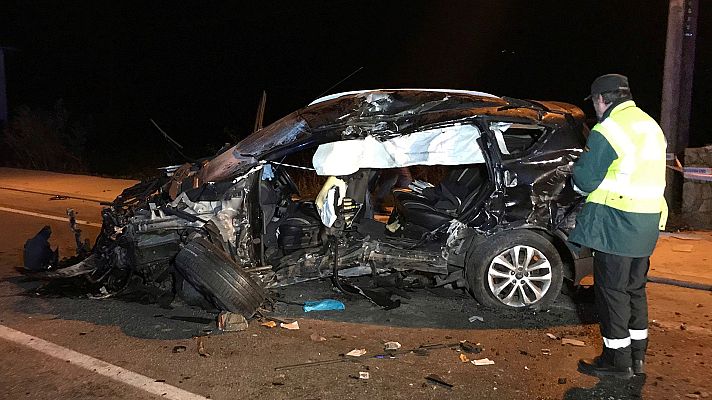 Telediario 1 - Las distracciones son la principal causa de los accidentes