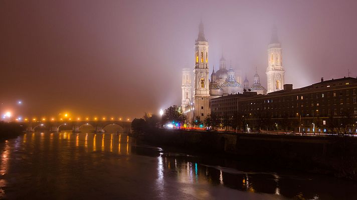 El tiempo - Probabilidad de nieblas localmente persistentes en la Meseta y en la cuenca del Ebro