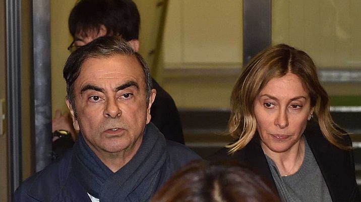 Telediario 1 - Teorías sobre la huida de Ghosn al Líbano