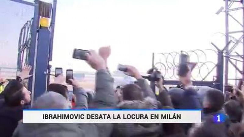Locura en Milán por la llegada de Ibrahimovic