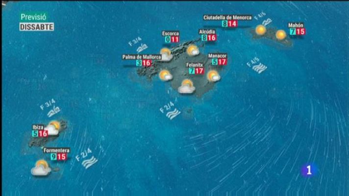 Informatiu Balear - El temps a les Illes Balears - 03/01/20