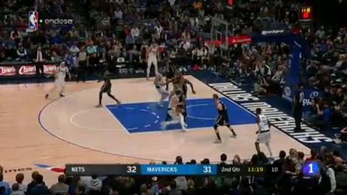 Telediario 1 - Doncic celebra ser el más votado para el All-Star con otro partidazo