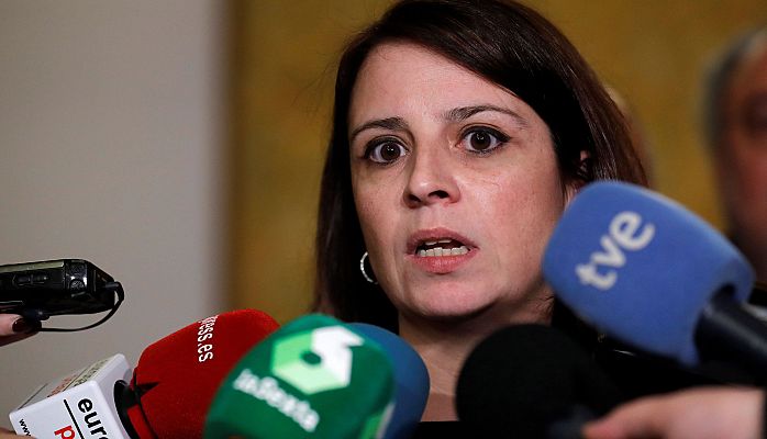 Adriana Lastra (PSOE): "La JEC "no es un tribunal" y esperamos que el máximo órgano jurídico del país, esto es, el Supremo, "responda cuanto antes a esta cuestión"