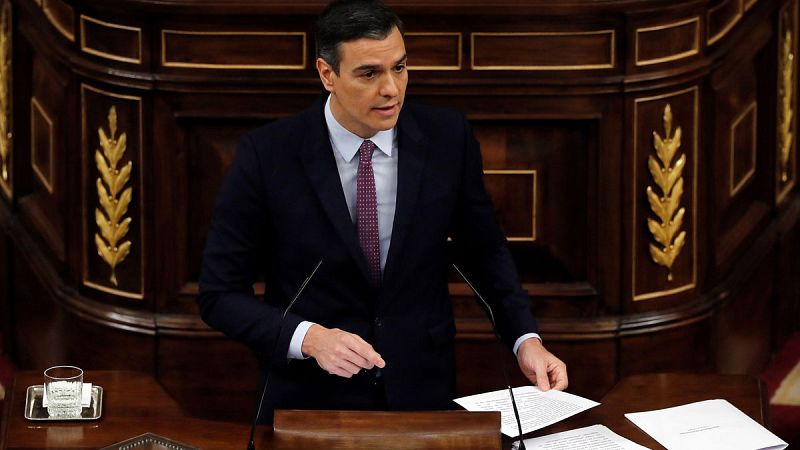 Intervención íntegra de Pedro Sánchez durante la primera jornada de investidura