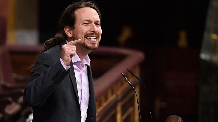 Especiales informativos - Intervención íntegra de Pablo Iglesias en el debate de investidura