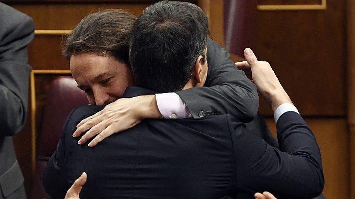 Sánchez, a Iglesias: "Demostraremos que somos una izquierda que pudo y supo gobernar"