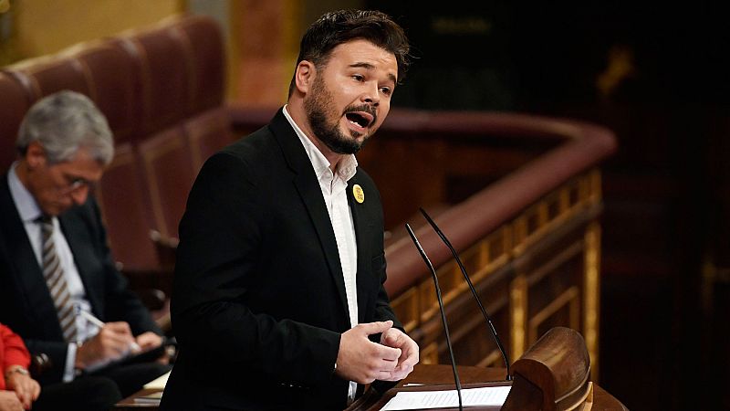 Intervención íntegra de Gabriel Rufián en el debate de investidura