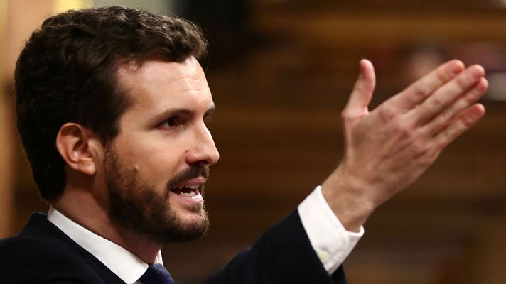 Especiales informativos - Casado carga contra EH Bildu: "Hemos asistido al discurso más nauseabundo"