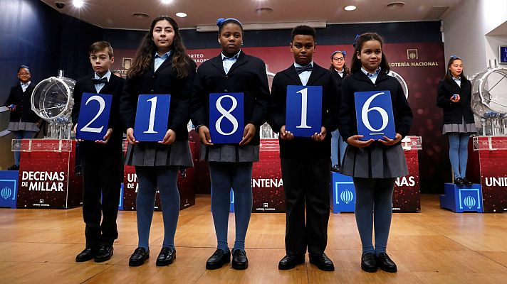 El 21.816, segundo premio del Sorteo Extraordinario del Niño