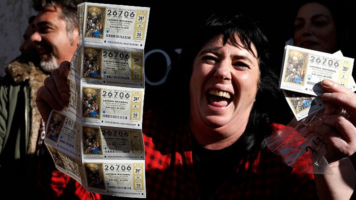 Telediario 1 - Lotería del Niño 2020: Torrent y Valladolid se reparten íntegro el tercer premio